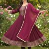 Zarina Embroidered Anarkali Suit Set