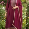 Zarina Embroidered Anarkali Suit Set