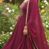 Zarina Embroidered Anarkali Suit Set