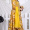 Classic Floral Anarkali Suit Set