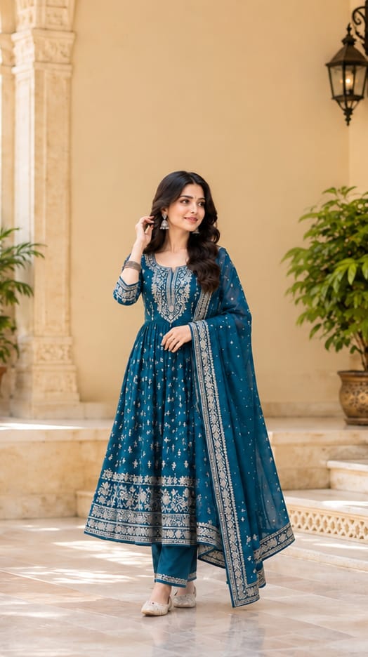 Elegant ethnic outfit